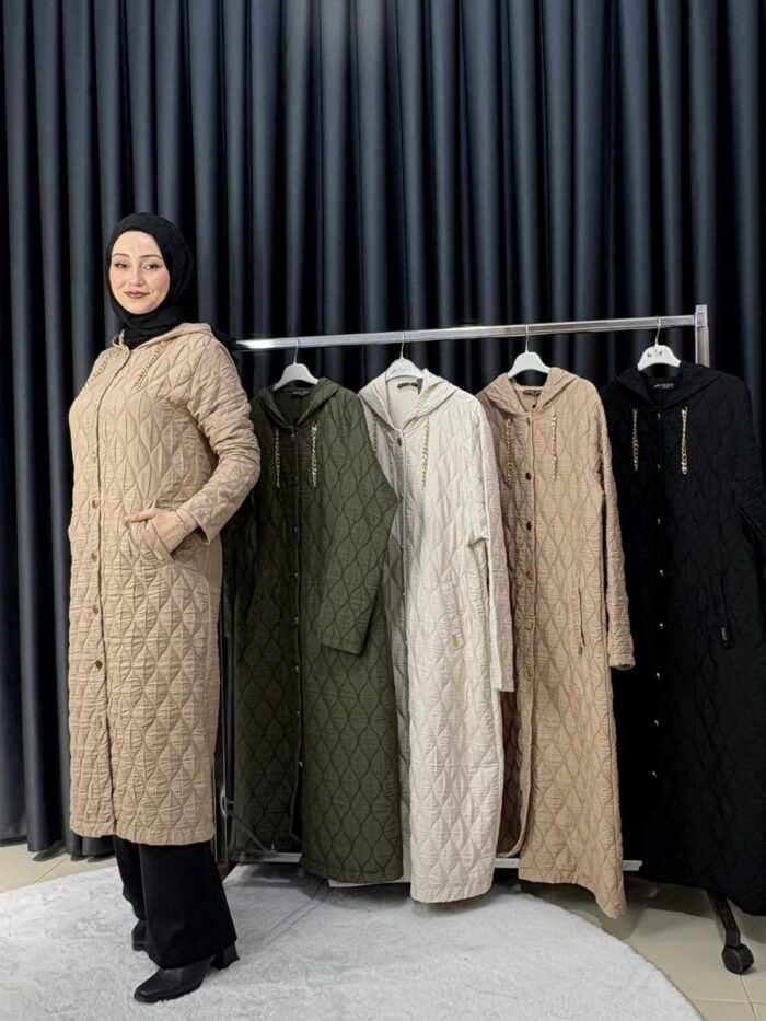 Kapşonlu Kapitone Kap